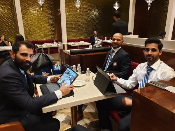 Mohammad Shami could be seen here playing PUBG Indian team