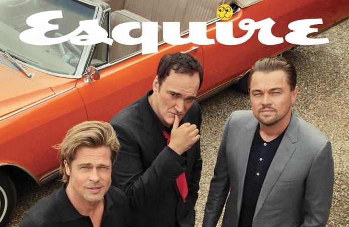 Brad Pitt, Quentin Tarantino and Leonardo DiCaprio on the cover of Esquire magazine