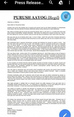 Barkha Trehan pens open letter to Tanushree Dutta challenging her for an open debate on MeToo vs MenToo Barkha Trehan pens open letter to Tanushree Dutta challenging her for an open debate on MeToo vs MenToo
