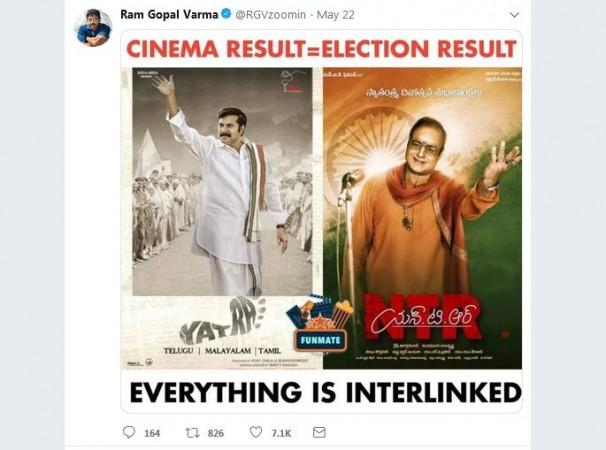RGV's Twitter post RGV's Twitter post