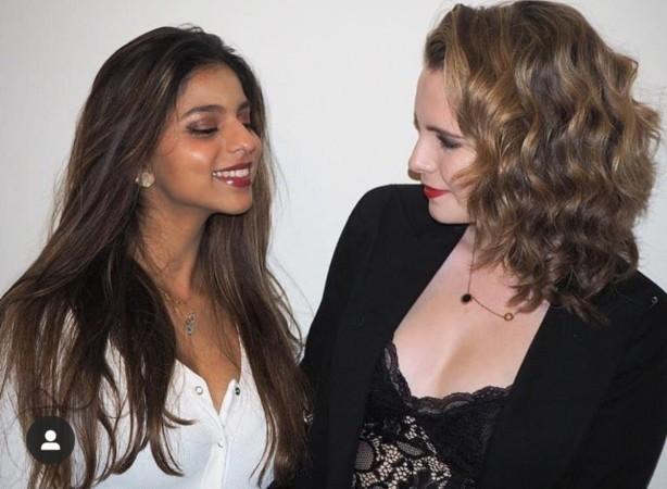 Suhana Khan with friend Suhana Khan