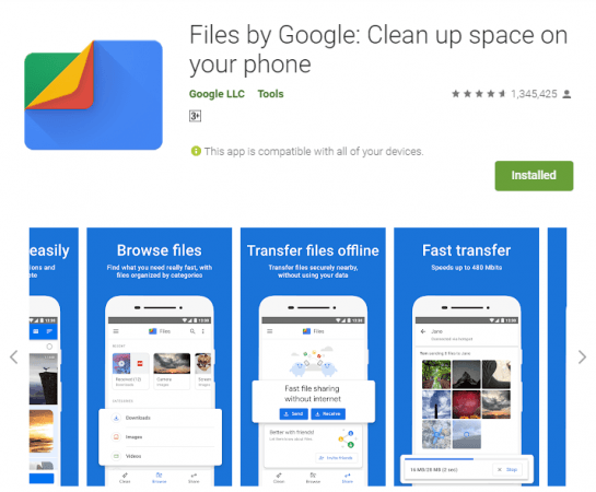 Google Files app on Play Store Google Files app on Play Store