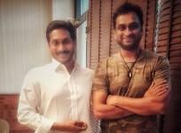 YS Jagan Mohan Reddy with director Mahi V Raghav