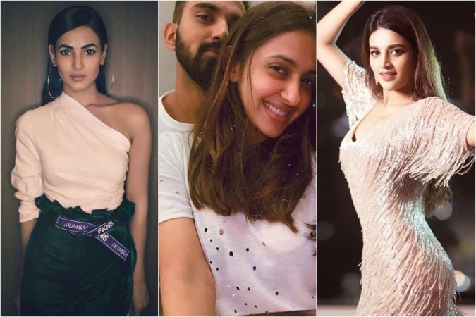 Sonal Chauhan, KL Rahul, Akanksha Ranjan Kapoor, Nidhhi Agerwal Sonal Chauhan, KL Rahul, Akanksha Ranjan Kapoor, Nidhhi Agerwal
