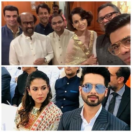 Film personalities at Narendra Modi oath-taking ceremony. Film personalities at Narendra Modi oath-taking ceremony