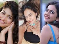 Sai Pallavi, Sri Reddy and Rakul Preet Singh