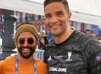 farhan akhtar with football legends