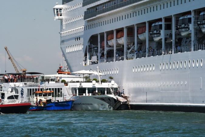 MSC Opera cruise, with the capacity of carrying 2,769 passengers, collided with the smaller boat which had 110 people on board. Venice boat collision