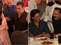 Salman Khan and Shah Rukh Khan at Baba Siddique Iftar Party 2019