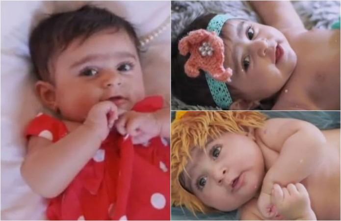 Celebrity Couple Yash and Radhika Pandit's daughter. Yash-Radhika Pandit's Daughter's New Pics