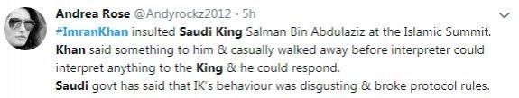 imran khan saudi king