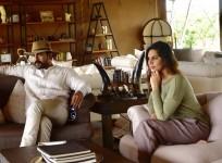 Ram Charan with his wife Upasana in Africa