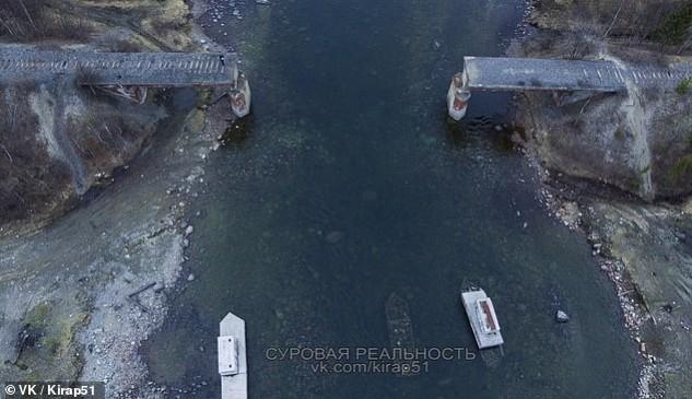 russian bridge missing