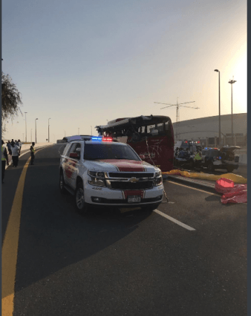 Four Indians were discharged after the first aid treatment while three others are still undergoing treatment. Dubai-Oman