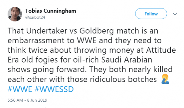 Undertaker vs Goldberg