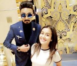 Neha Kakkar and Mohammed Rashid Neha Kakkar and Mohammed Rashid