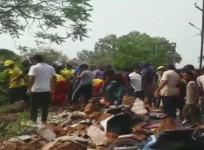 Alasua market, Odisha wall collapse