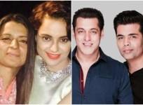 Kangana Ranaut's sister takes dig at Salman Khan and Karan Johar