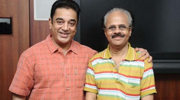 Crazy Mohan with Kamal Haasan. Crazy Mohan with Kamal Haasan