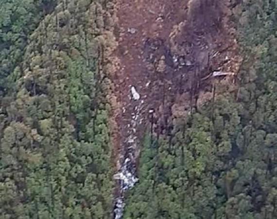 The first image of the missing IAF An-32. IAF An-32