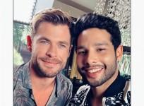 Chris Hemsworth and Siddhant Chaturvedi
