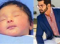 Vivan Bhathena and his baby daughter Nivaya
