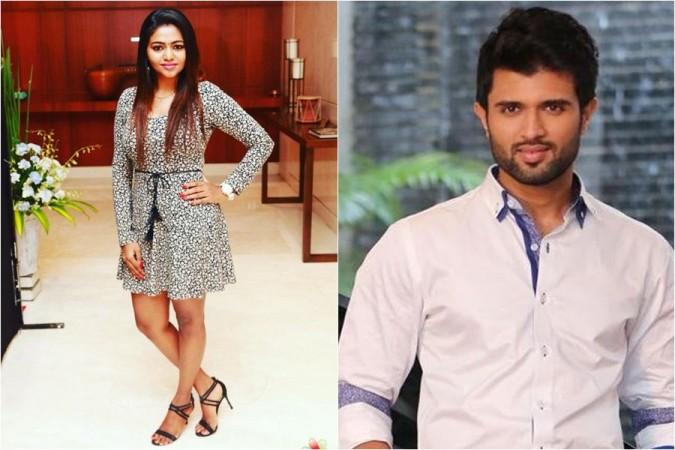 Shalu Shamu and Vijay Deverakonda. Shalu Shamu and Vijay Deverakonda