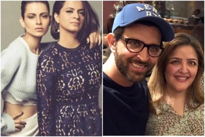 Hrithi Roshan's sister has been messaging Kangana Ranaut to apologise, says Rangoli Chandel Hrithi Roshan's sister has been messaging Kangana Ranaut to apologise, says Rangoli Chandel