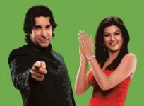 Wasim Akram and Sushmita Sen