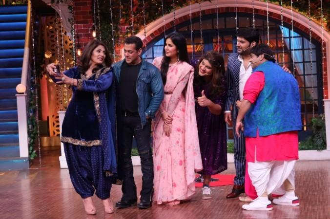 Salman Khan and Katrina Kaif promote Bharat on The Kapil Sharma Show. Salman Khan and Katrina Kaif promote Bharat on The Kapil Sharma Show