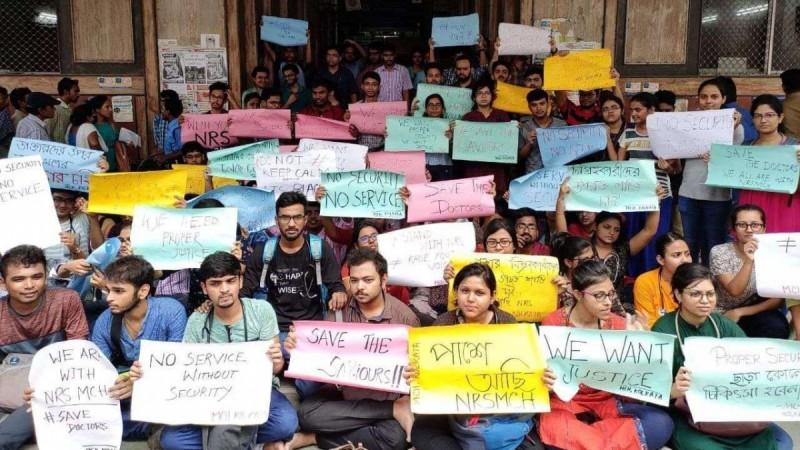 Kolkata's Nilratan Sarkar Medical College and Hospital is the epicentre of these protests. Doctors protest