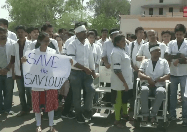 Doctors protest