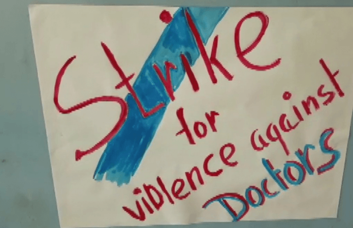 Doctors protest