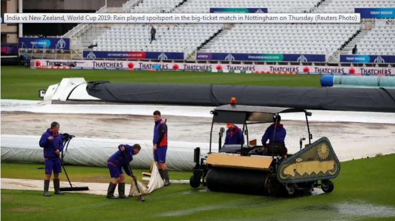 Rain may play a spoil sport in India-Pakistan clash on Sunday Cricket World Cup 2019