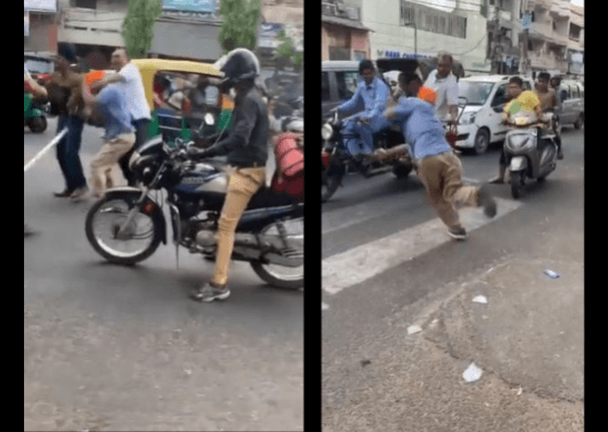 delhi policemen sword attack