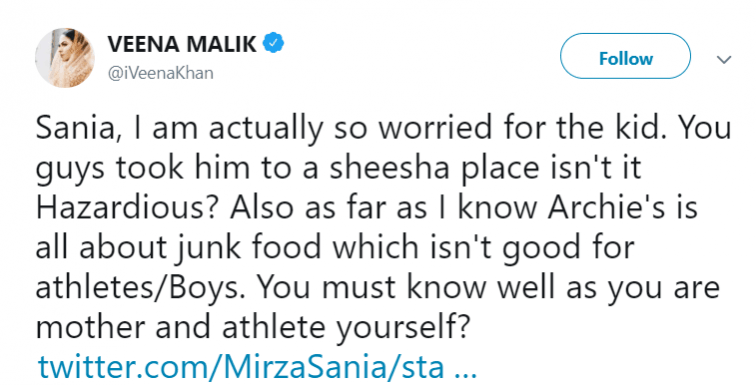 Veena Malik Tweet