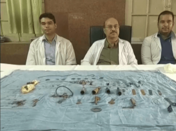 A team of doctors who conducted the hospital. udaipur hospital