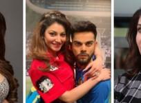 Urvashi Rautela, Virat Kohli, Anushka Sharma