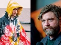 Zach Galifianakis and Justin Bieber