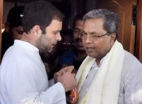 Siddaramiah and Rahul Gandhi