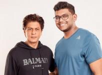 Harish Pednekar with Shah Rukh Khan