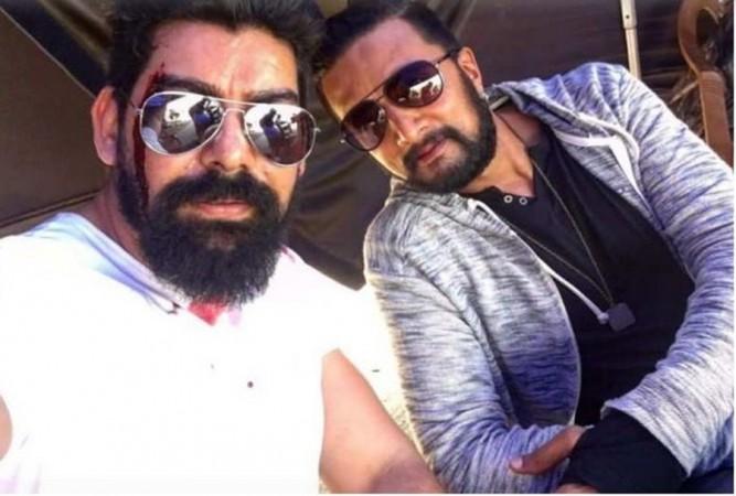 Kichcha Sudeep with Kabir Duhan Singh