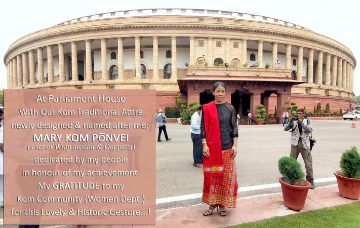 Mary Kom put out this picture on Twitter Mary Kom