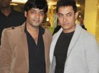 Dheeraj Sharma with Aamir Khan