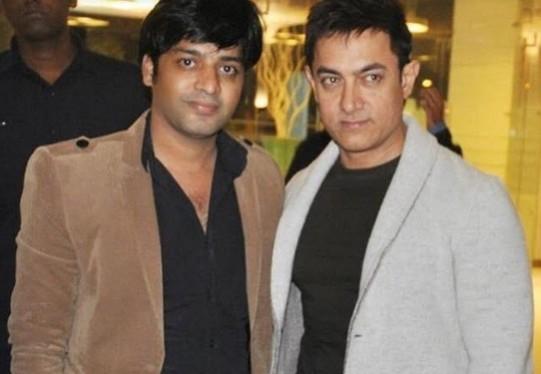 Dheeraj Sharma with Aamir Khan Dheeraj Sharma with Aamir Khan