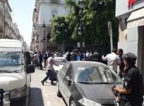 1st explosion site in Tunis and its vicinity
