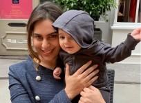 Ram Charan's wife Upasana with Sania Mirza's son and her family
