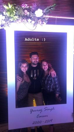 Kim Sharma, Yuvraj Singh, Hazel Keech Kim Sharma, Yuvraj Singh, Hazel Keech