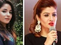 Zaira Wasim and Raveena Tandon