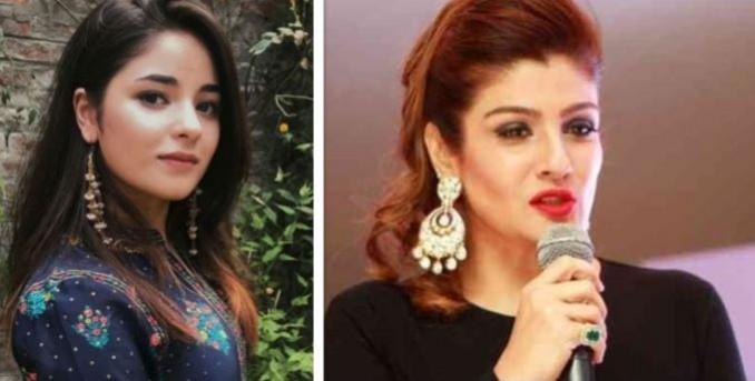 Zaira Wasim and Raveena Tandon